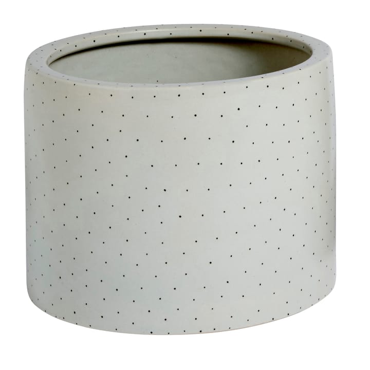 Why not cylinder low flower pot Ø28 cm - off-white - OYOY