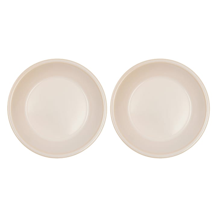 Yuka deep  plate Ø19 cm 2-pack - Off white - OYOY