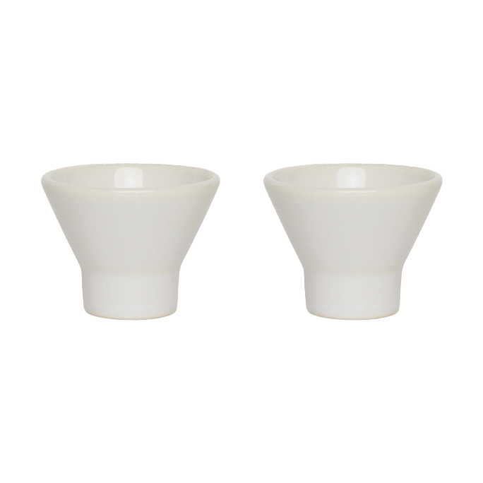 OYOY Yuka egg cup 2-pack Off-white | Scandinavian Design | Egg cups | White