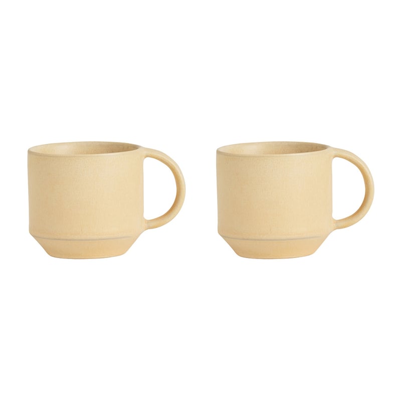 OYOY Yuka espresso cup 2-pack Butter