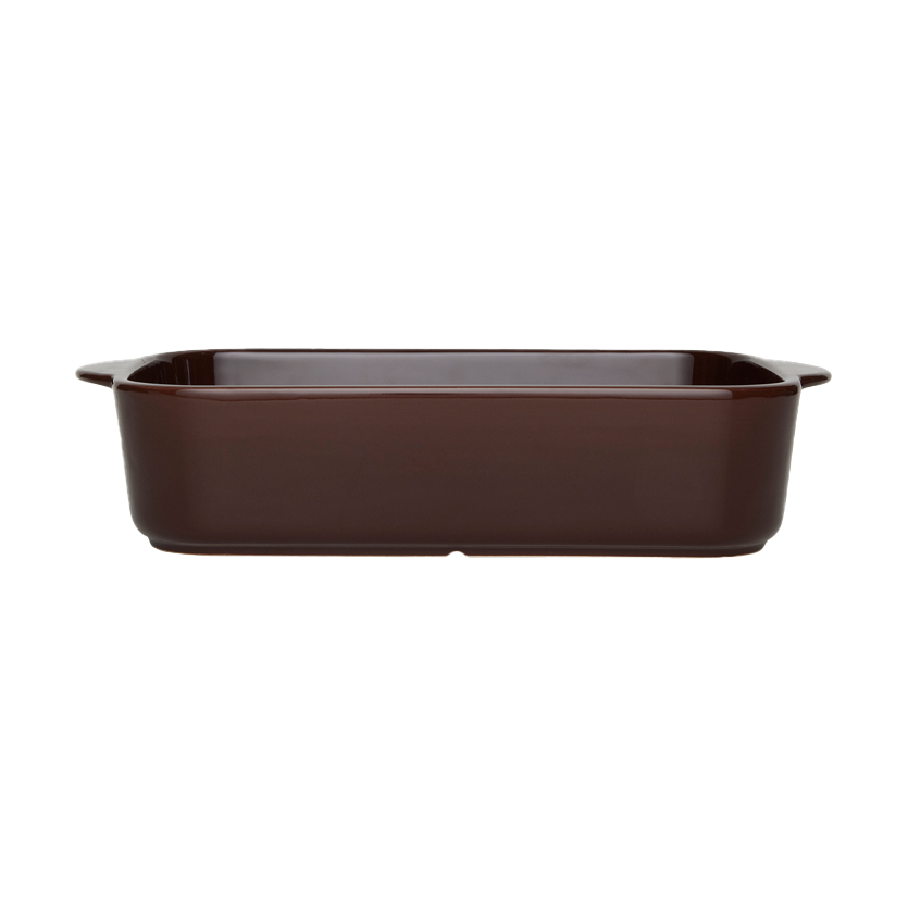 OYOY Yuka ovenproof dish 17.5x32 cm Dark terracotta