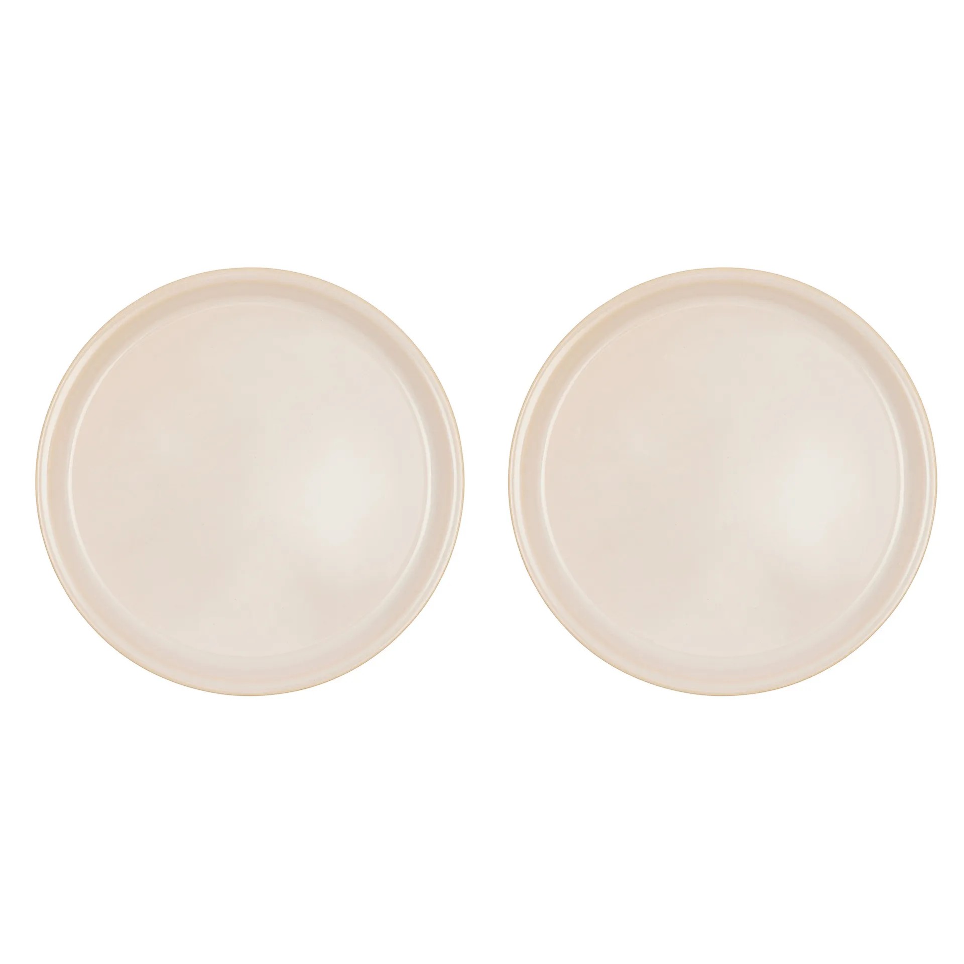 Yuka plate Ø27 cm 2-pack, Offwhite OYOY