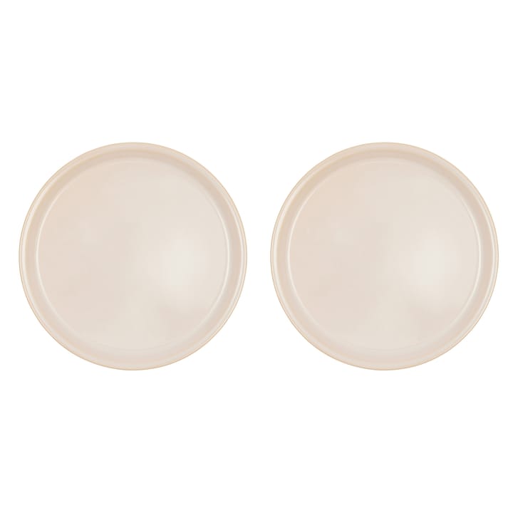 Yuka plate Ø27 cm 2-pack - Offwhite - OYOY