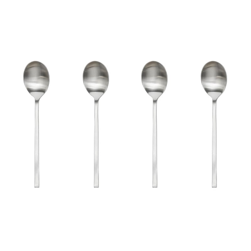 OYOY Yuka teaspoon 4-pack Brushed Steel
