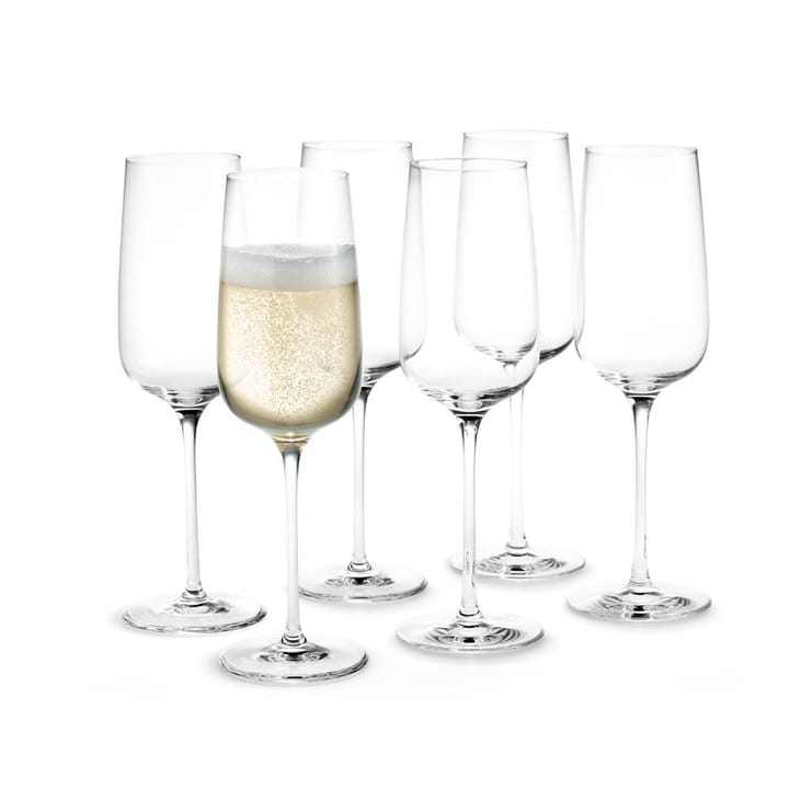 Bouquet champagne glass 6-pack - 29 cl - Holmegaard