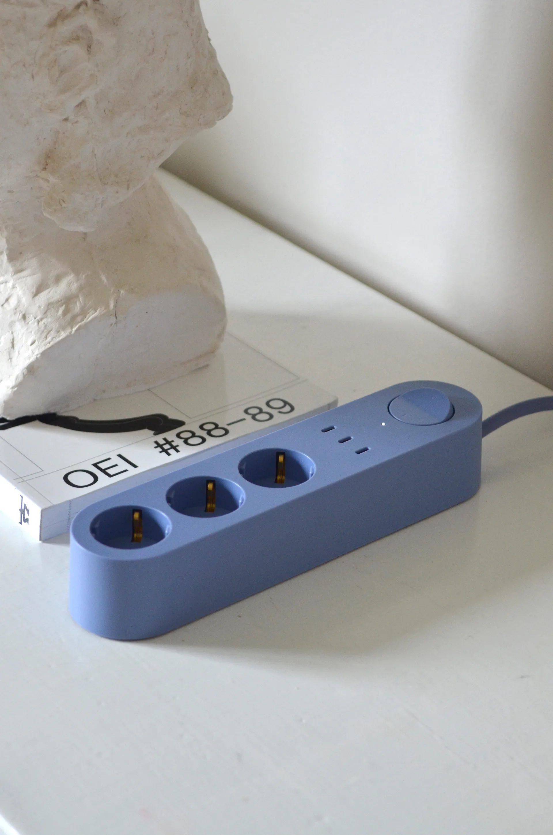 Alma Power Bar power strip, Kattegatt blue palett3