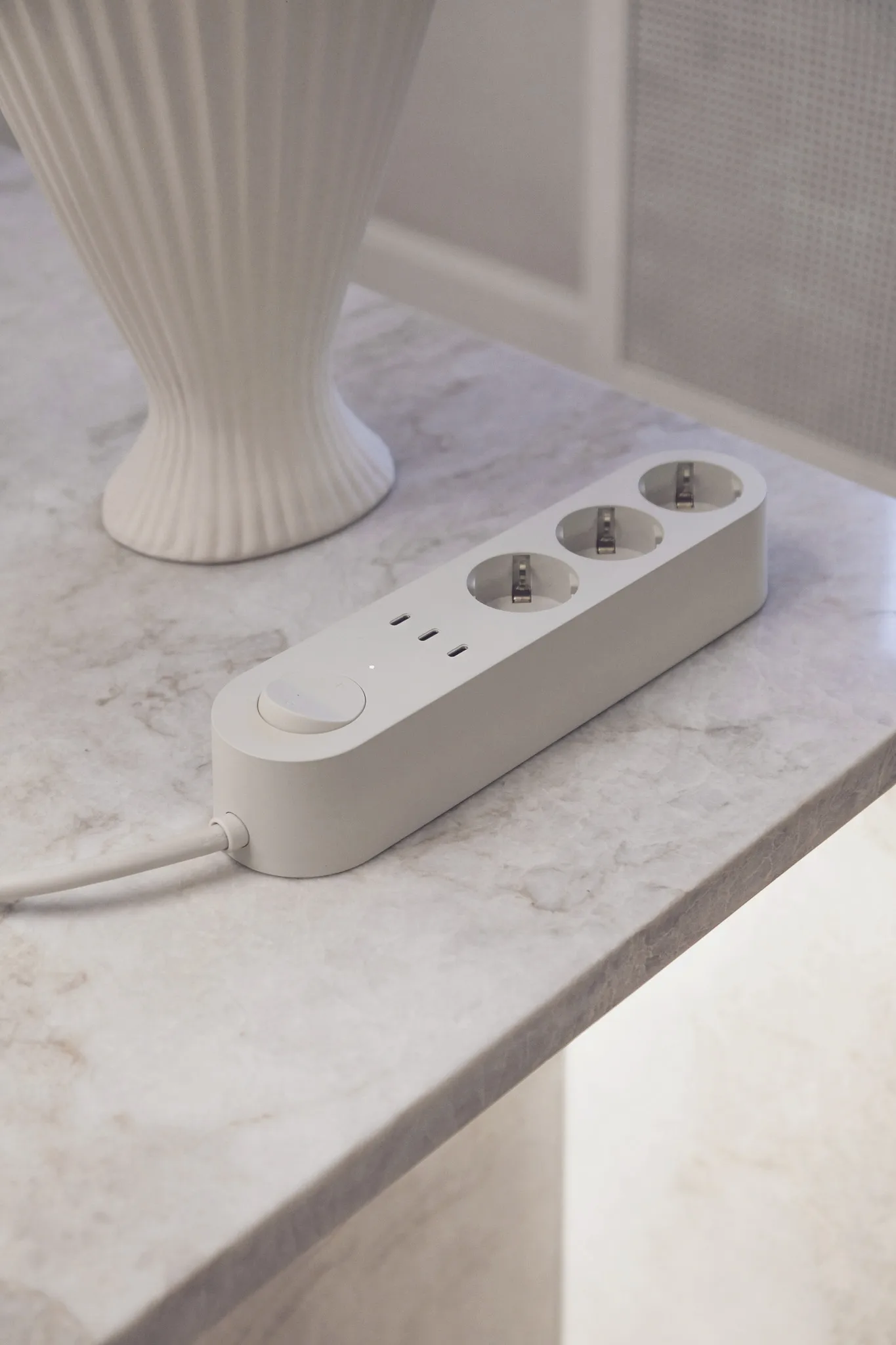 Alma Power Bar power strip, Sandhamn beige palett3