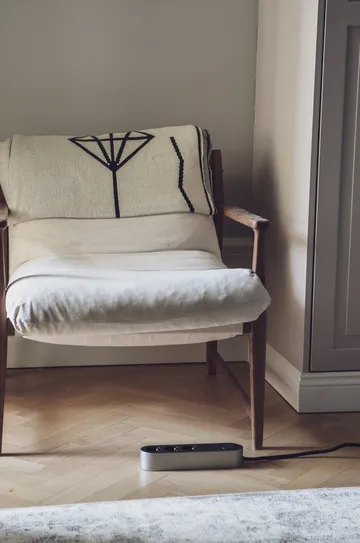 Edgar Power Bar power strip - Satin aluminum - palett3