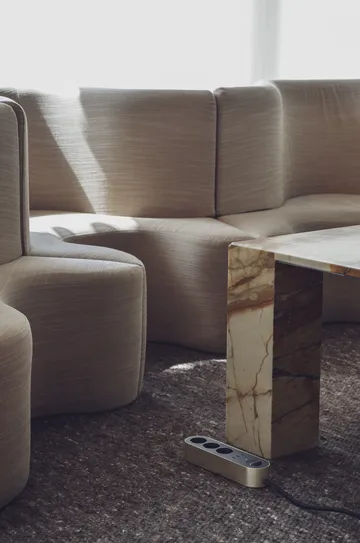 Edgar Power Bar power strip - Satin brass - palett3