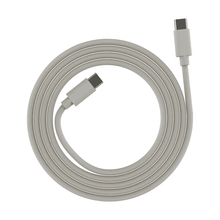 USB-C to USB-C cable 240 W - Sandhamn beige, 2 m - Palett3
