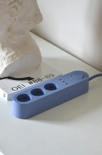 Alma Power Bar power strip - Kattegatt blue - Palette