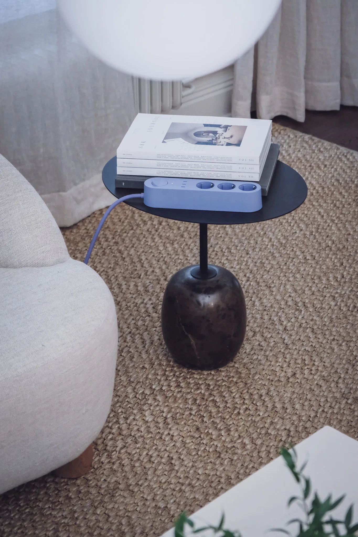 Alma Power Bar power strip, Kattegatt blue Palette