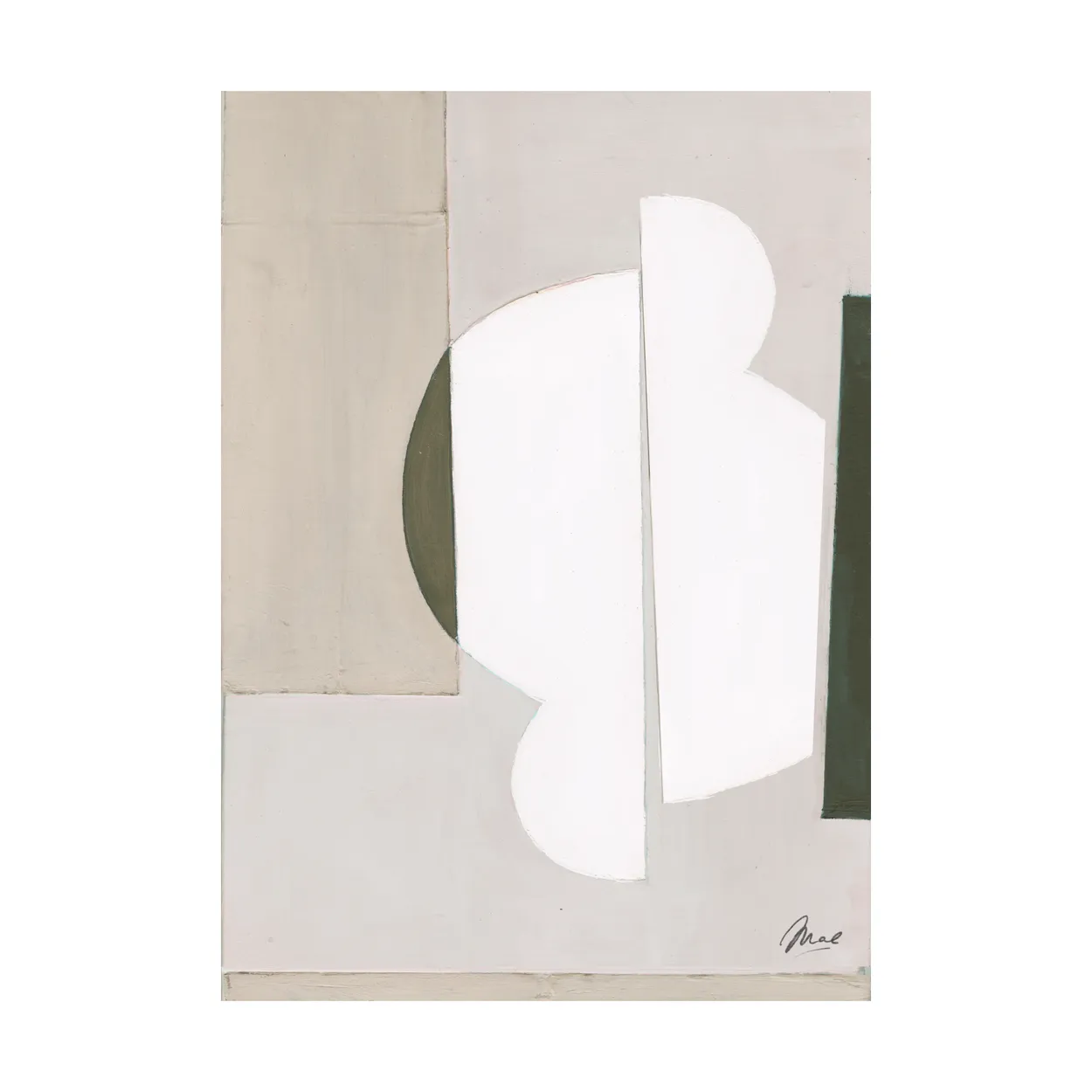 Paper Collective Aligned poster 50x70 cm | Scandinavian Design | Posters | White