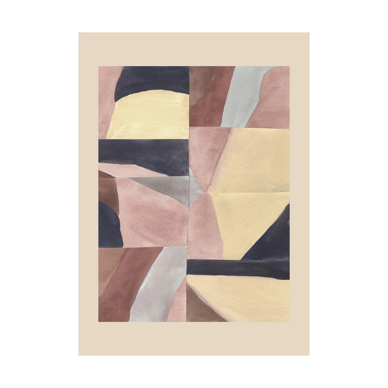Paper Collective Autumn Forms 02 poster 30x40 cm | Scandinavian Design | Posters | Multi