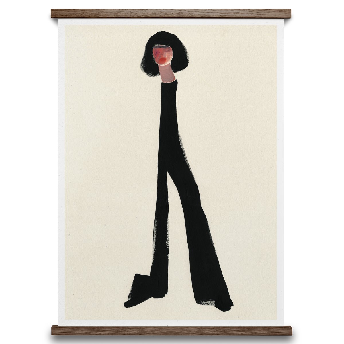 Paper Collective Black Pants poster 70x100 cm | Scandinavian Design | Posters | Black