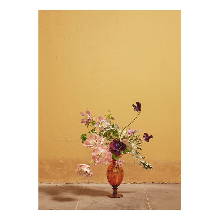 Blomst 02 Ochra poster, 30x40 cm Paper Collective