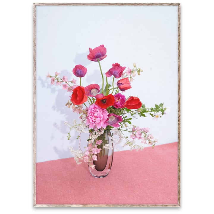 Blomst 04 Pink poster - 50x70 cm - Paper Collective
