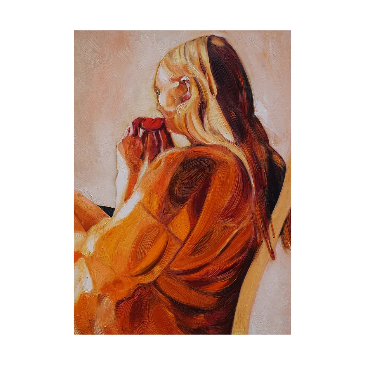 Paper Collective Blood Orange poster 30x40 cm | Scandinavian Design | Posters | Orange