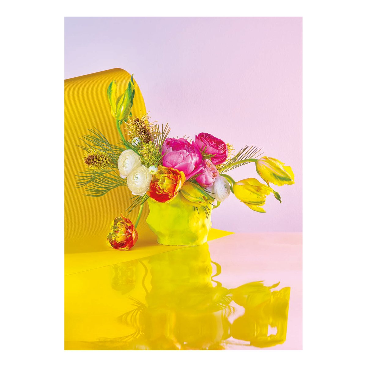 Paper Collective Bloom 03 yellow poster 50x70 cm | Scandinavian Design | Posters | Yellow