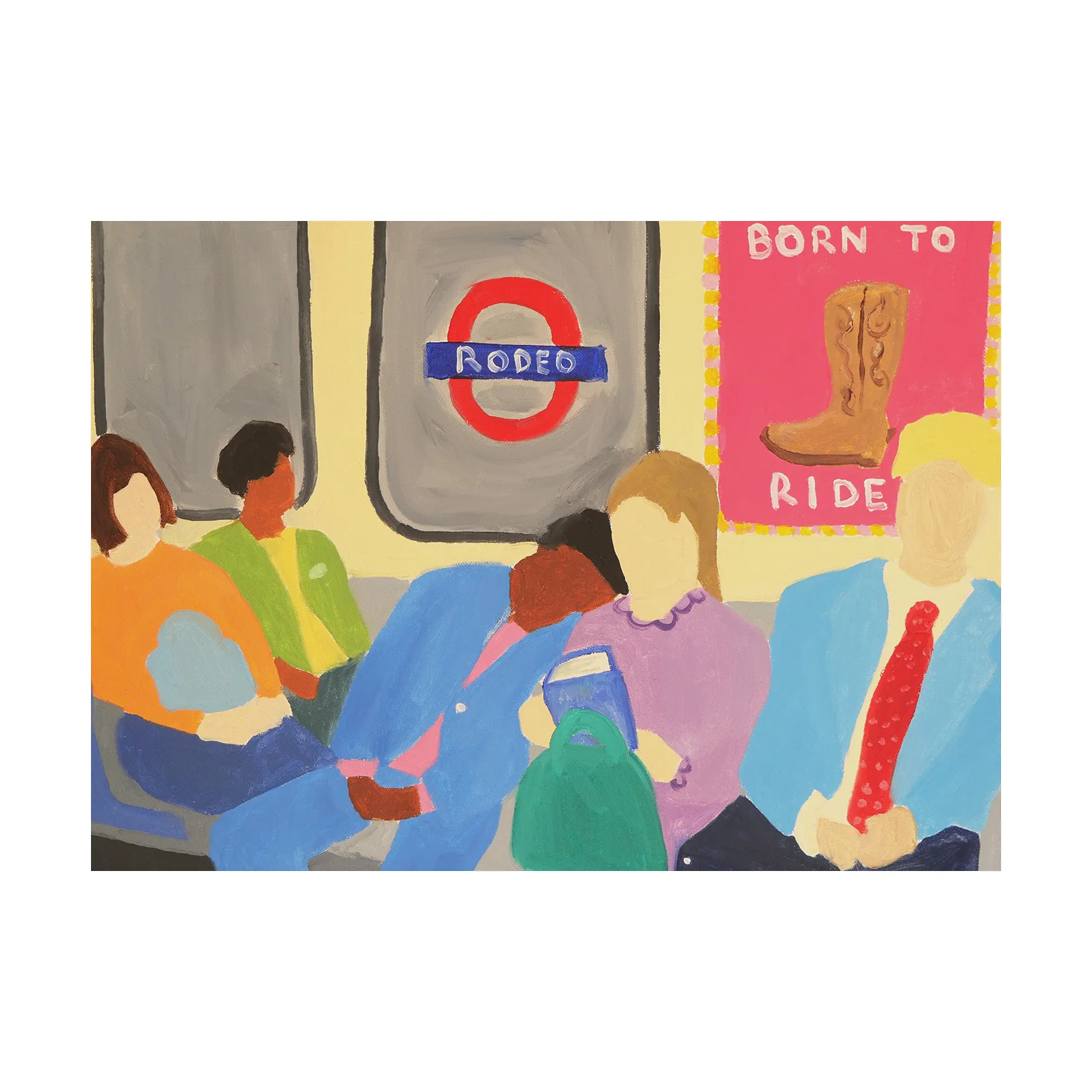 Born To Ride poster, 50x70 cm Paper Collective