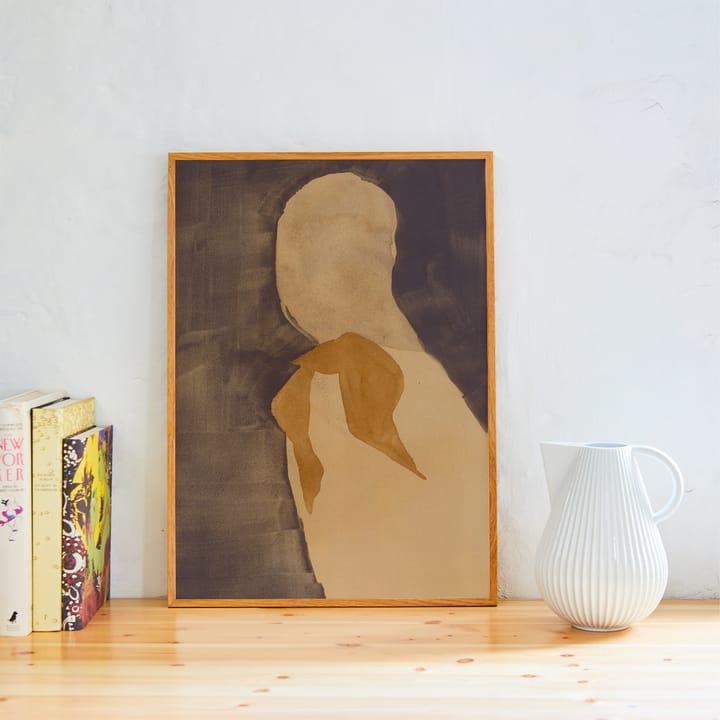 Brown Scarf poster - 30x40 cm - Paper Collective