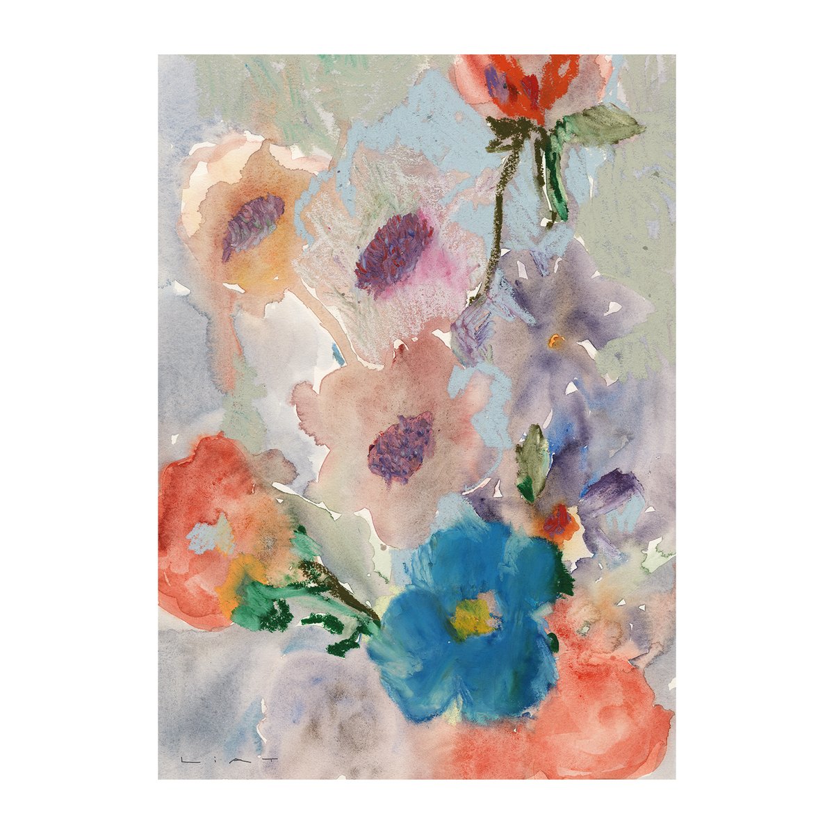 Paper Collective Bunch of Flowers poster 30x40 cm | Scandinavian Design | Posters | Multi