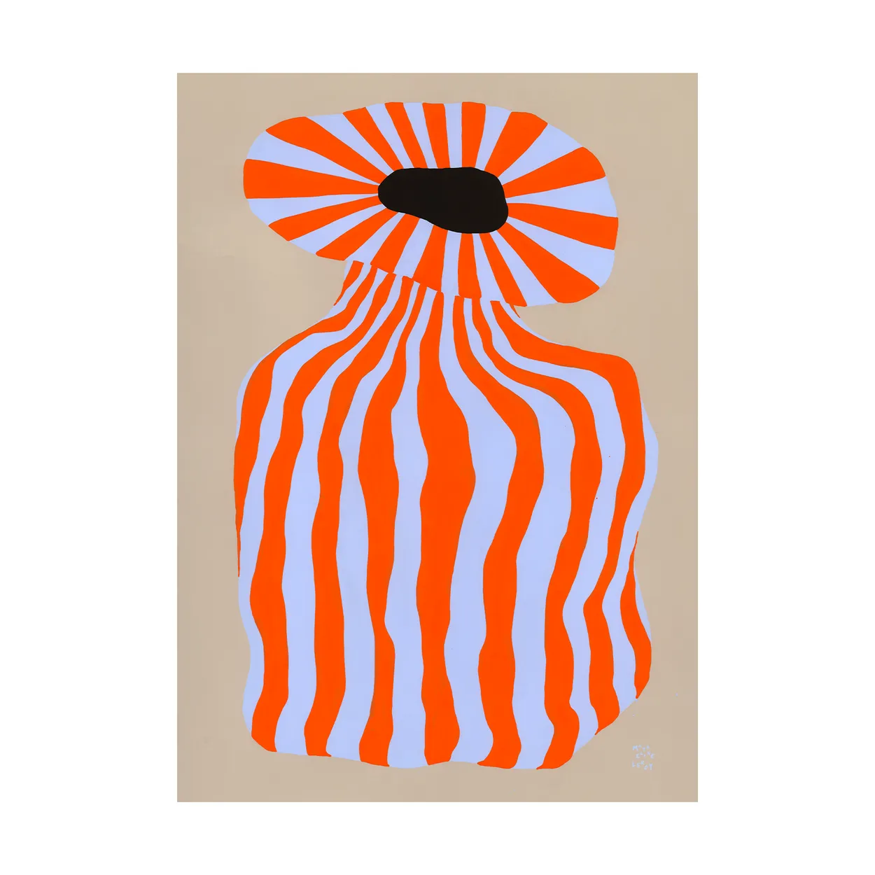 Paper Collective Doodle of a Doodle 01 poster 30x40 cm