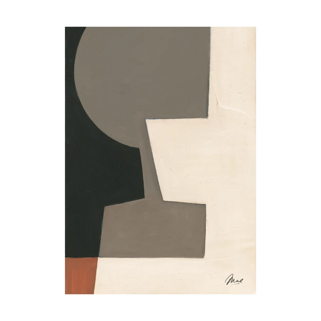 Paper Collective Evoke poster 50x70 cm | Scandinavian Design | Posters | Black