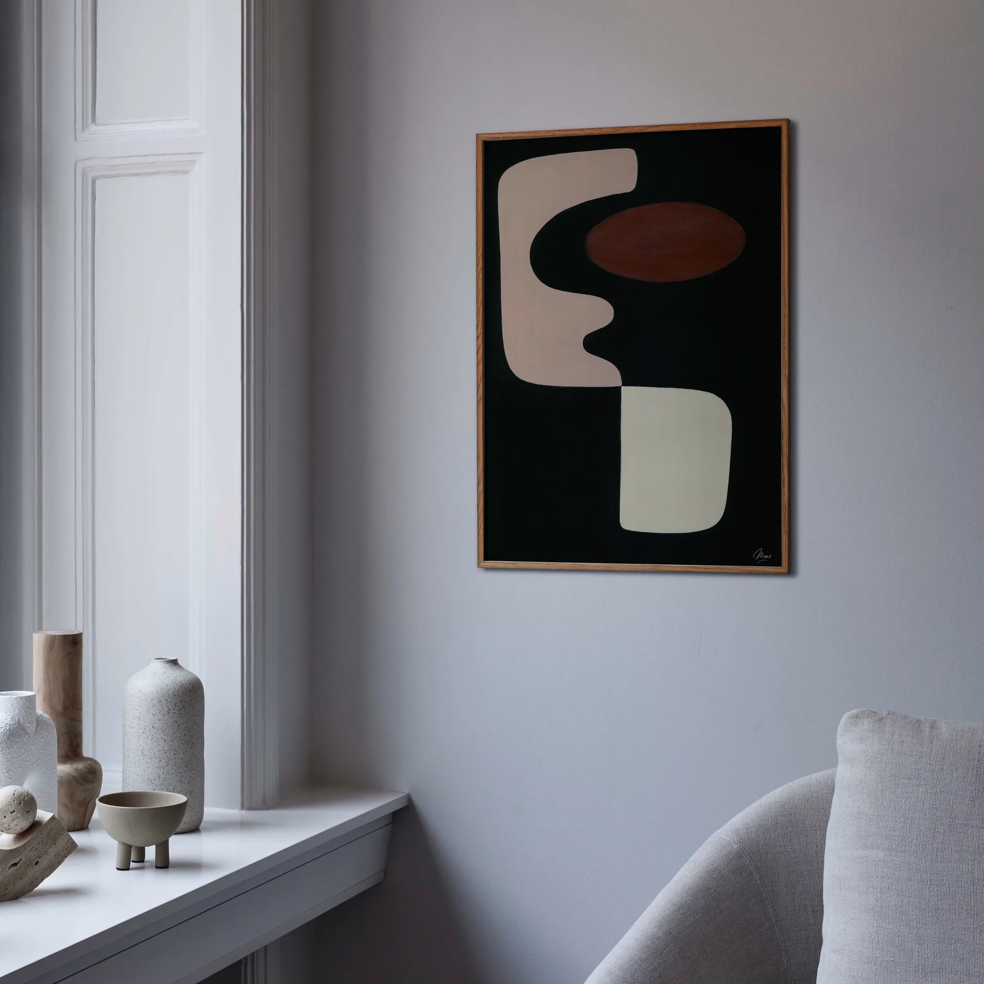 Faces 01 poster, 50x70 cm Paper Collective