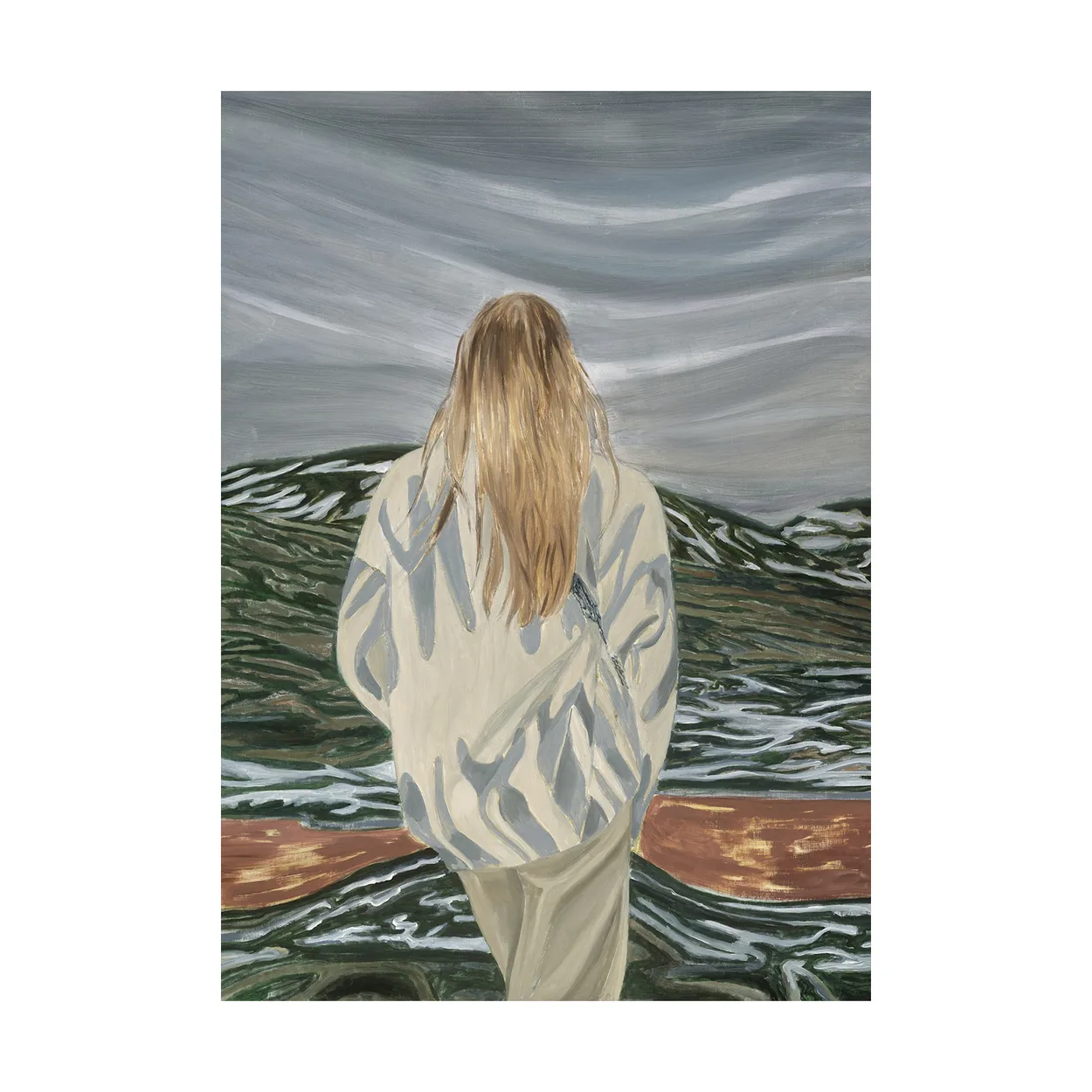 Paper Collective Field poster 30x40 cm | Scandinavian Design | Posters | Grey