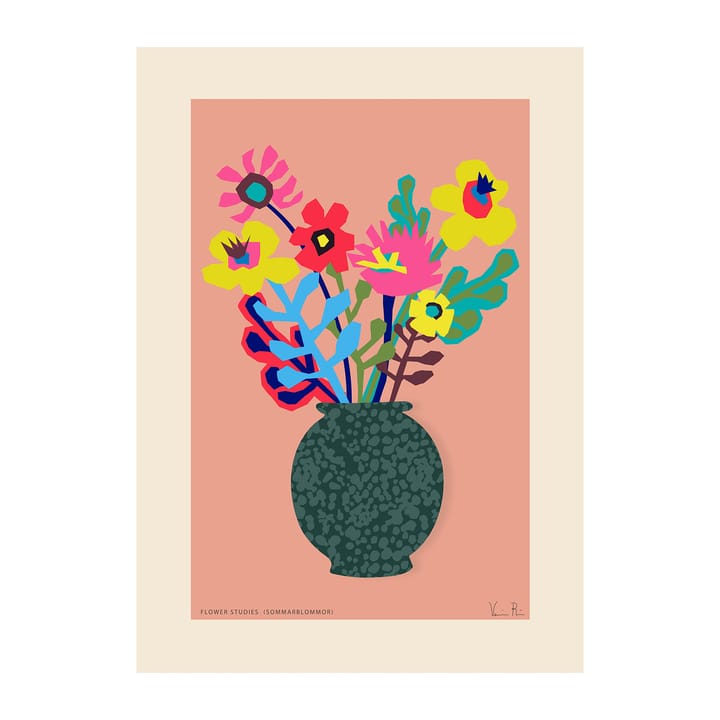 Flower Studies 02 (Sommar) poster - 30x40 cm - Paper Collective