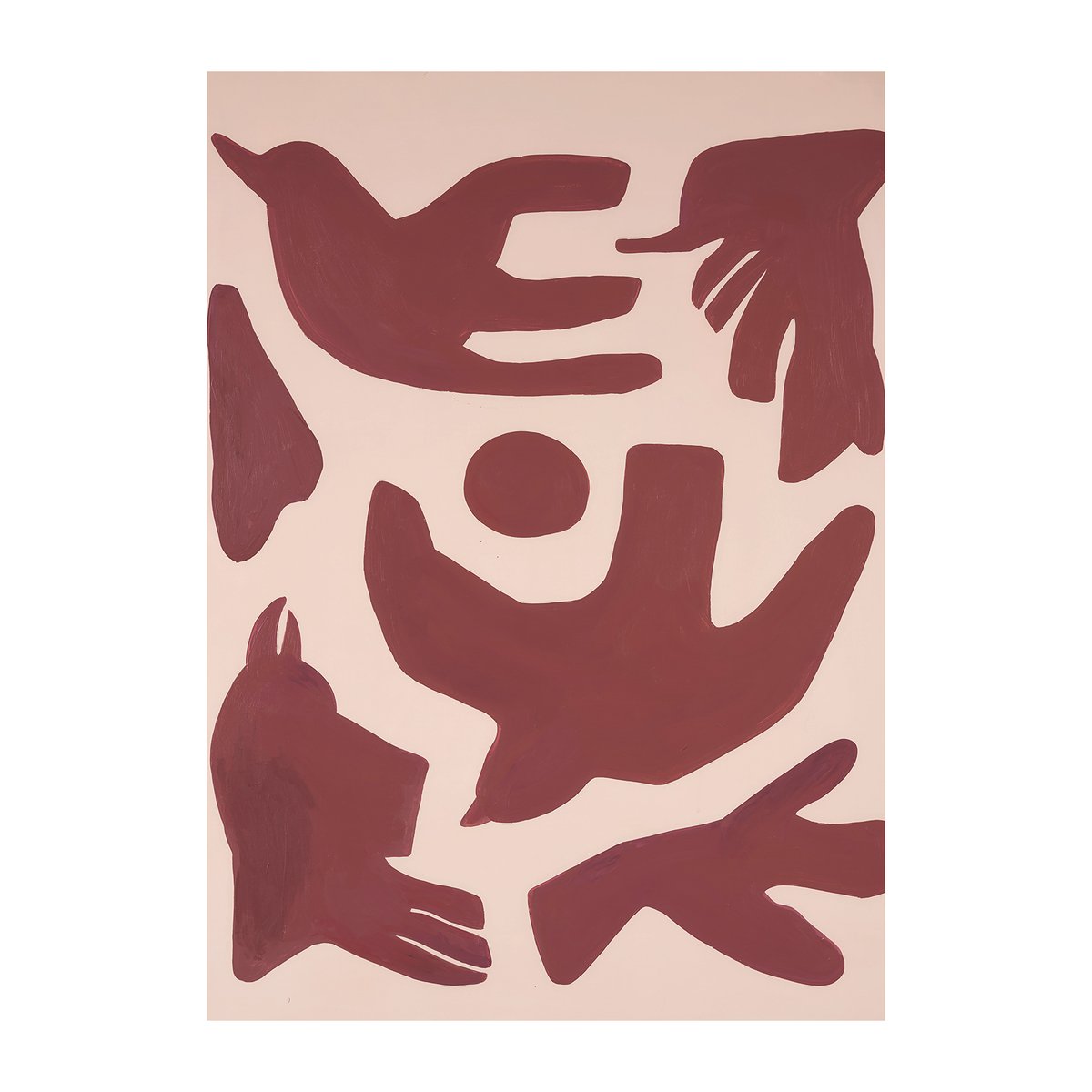 Paper Collective Flying High poster 30x40 cm | Scandinavian Design | Posters | Red