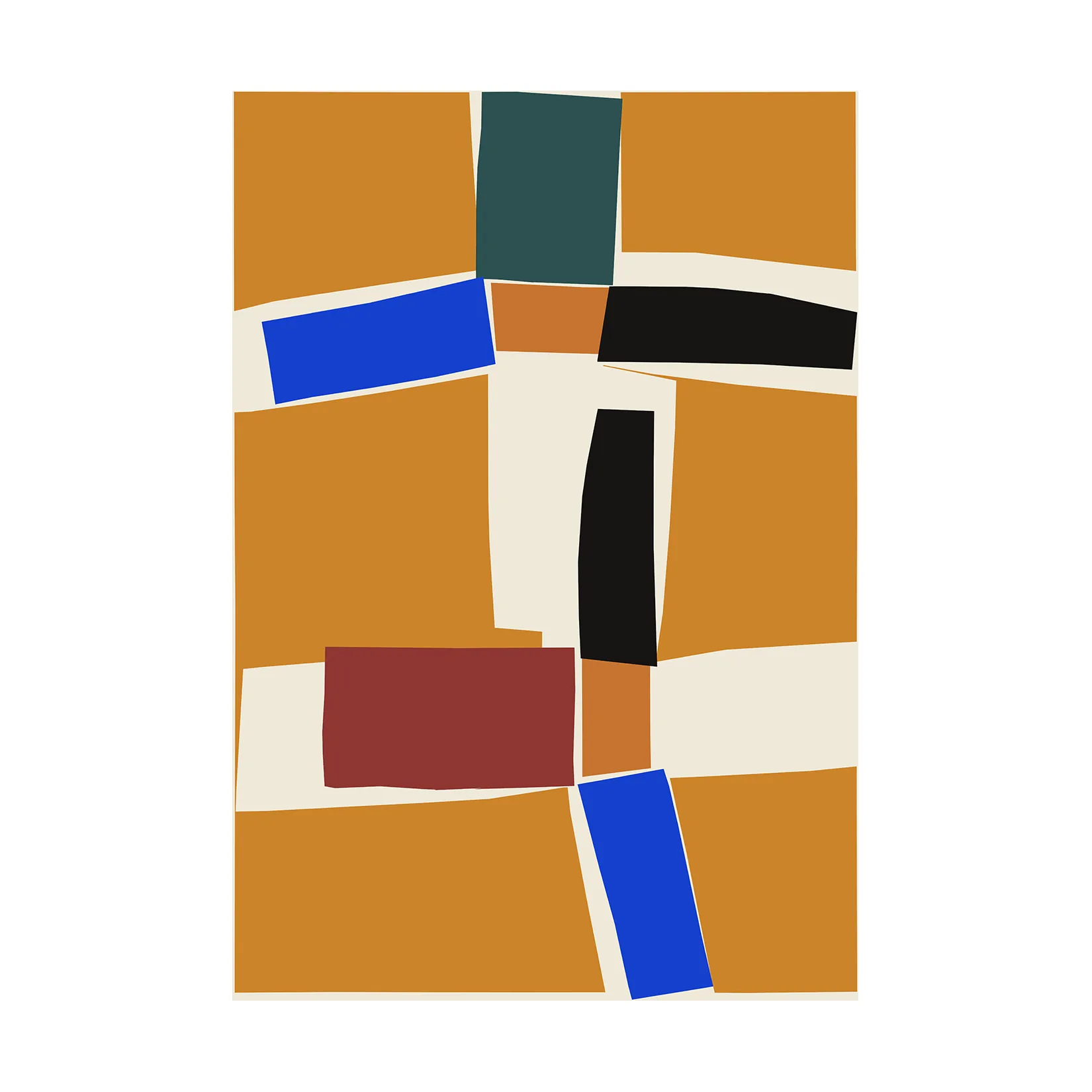 Fragments poster, 30x40 cm Paper Collective