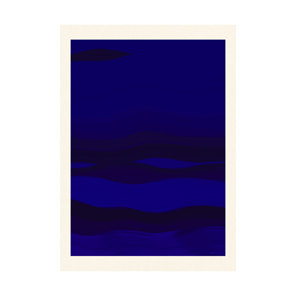 Paper Collective From Afar poster 30x40 cm | Scandinavian Design | Posters | Blue