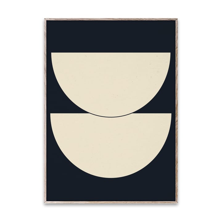 Half Circles I poster blue, 50x70 cm Paper Collective