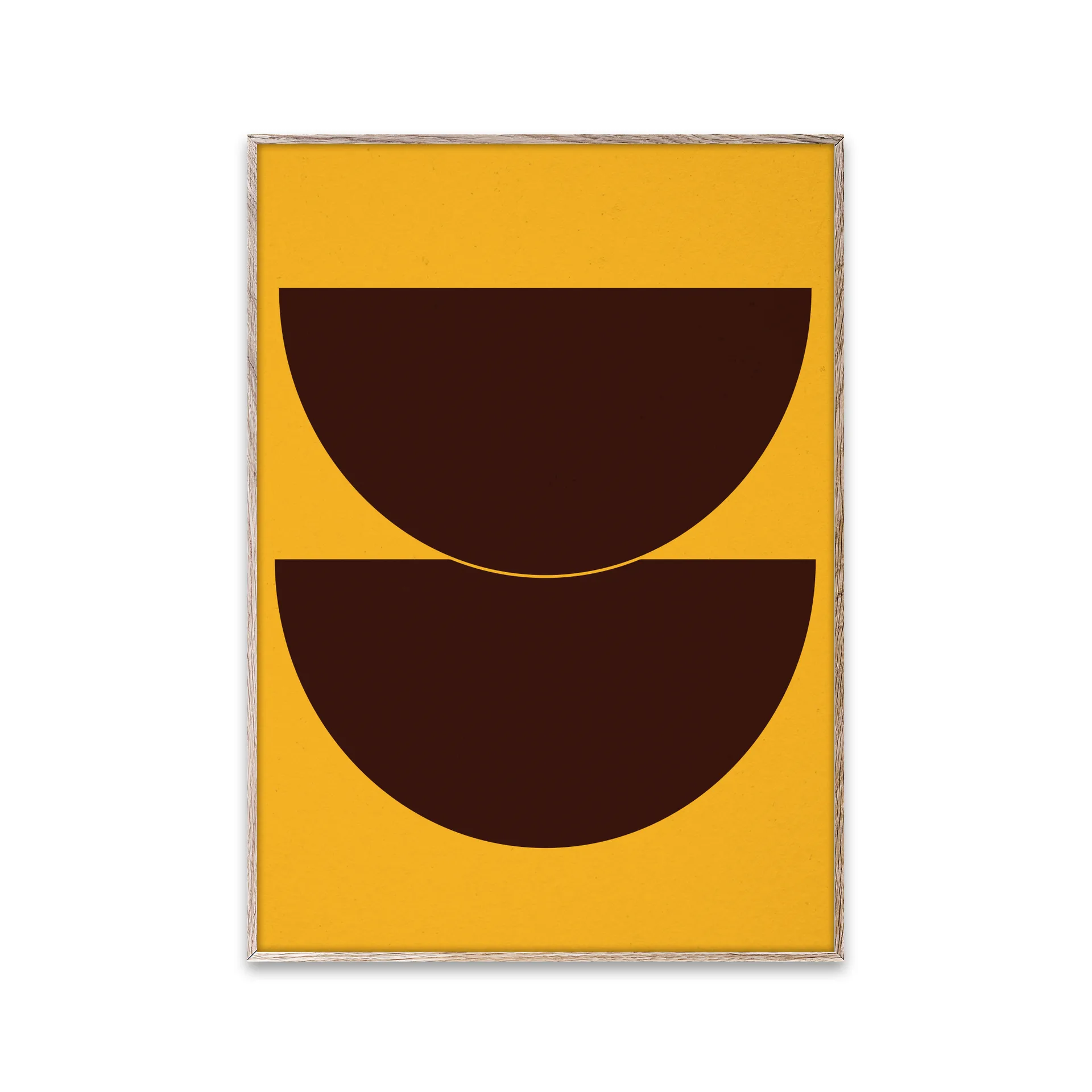 Half Circles II poster yellow, 30x40 cm Paper Collective