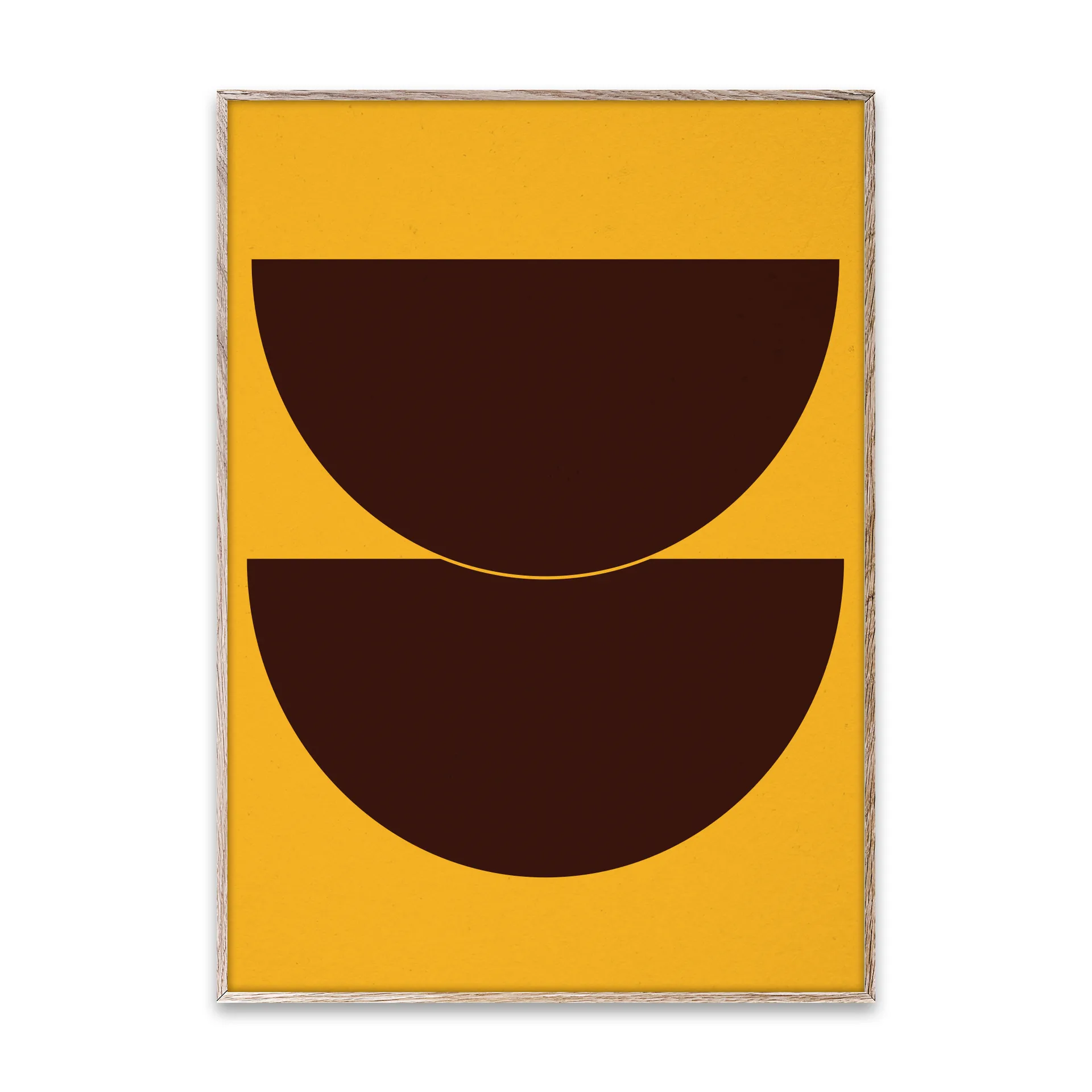 Half Circles II poster yellow, 50x70 cm Paper Collective