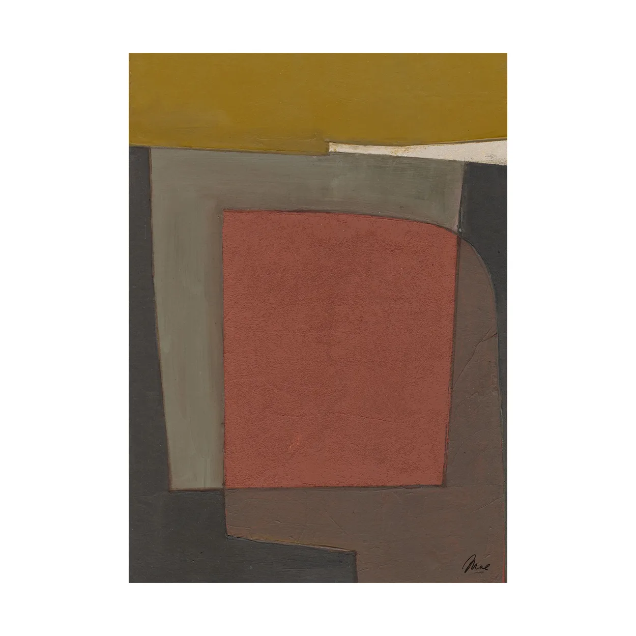 Paper Collective Head To Head 01 poster 50x70 cm | Scandinavian Design | Posters | Brown