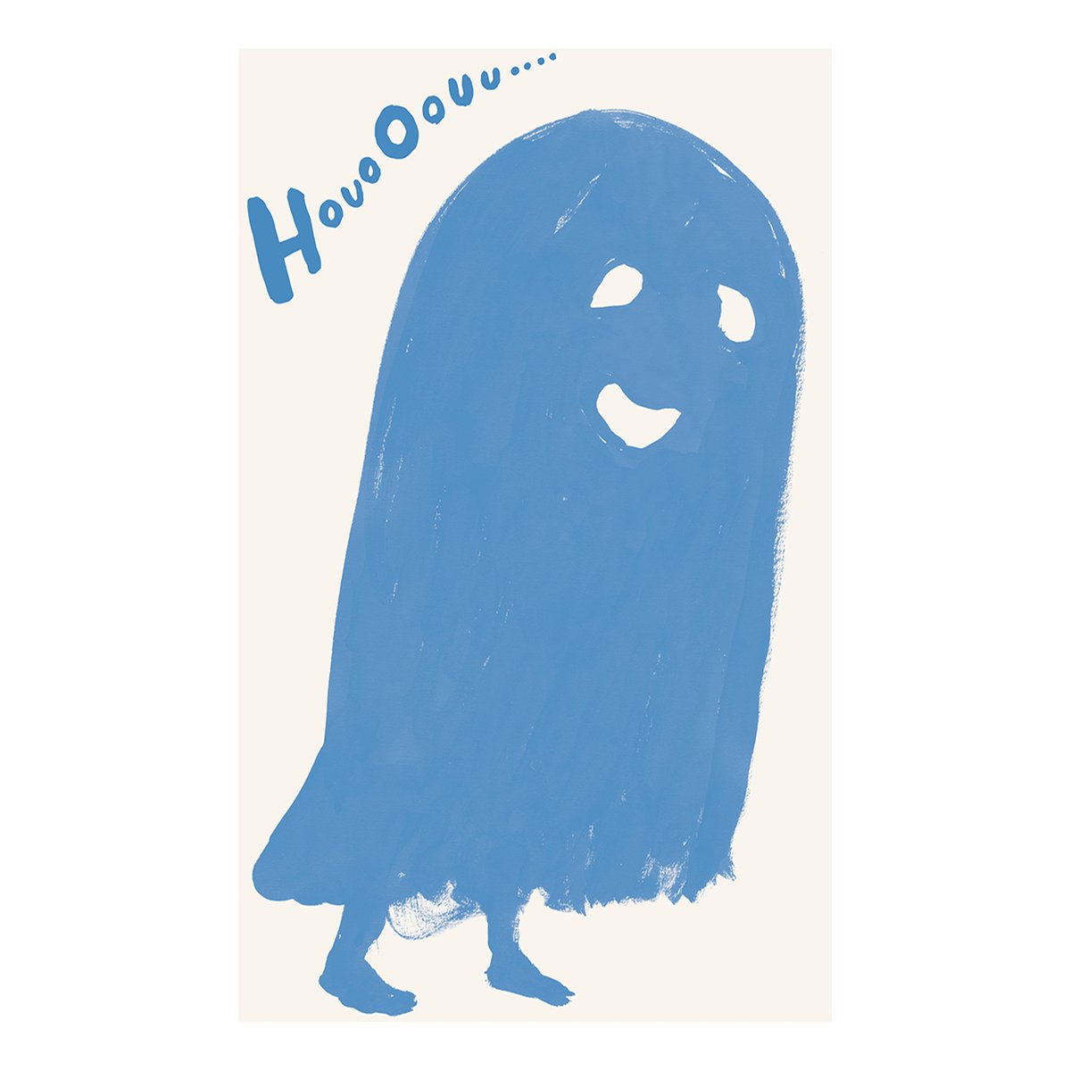Paper Collective HouoOouu blue poster 30x40 cm | Scandinavian Design | Posters | Blue