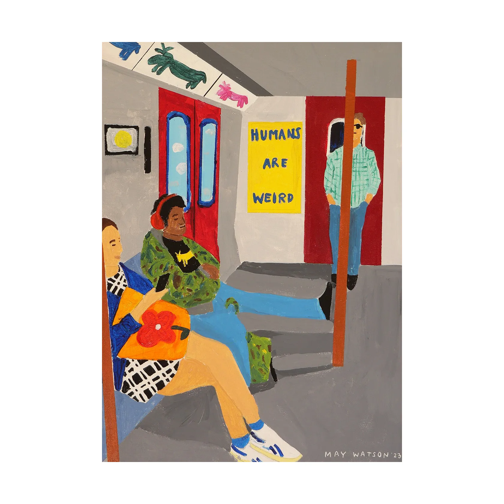 Humans Are Weird poster from Paper Collective - NordicNest.com