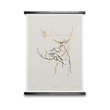 I Think Not 01 (yellow) poster - 50x70 cm - Paper Collective