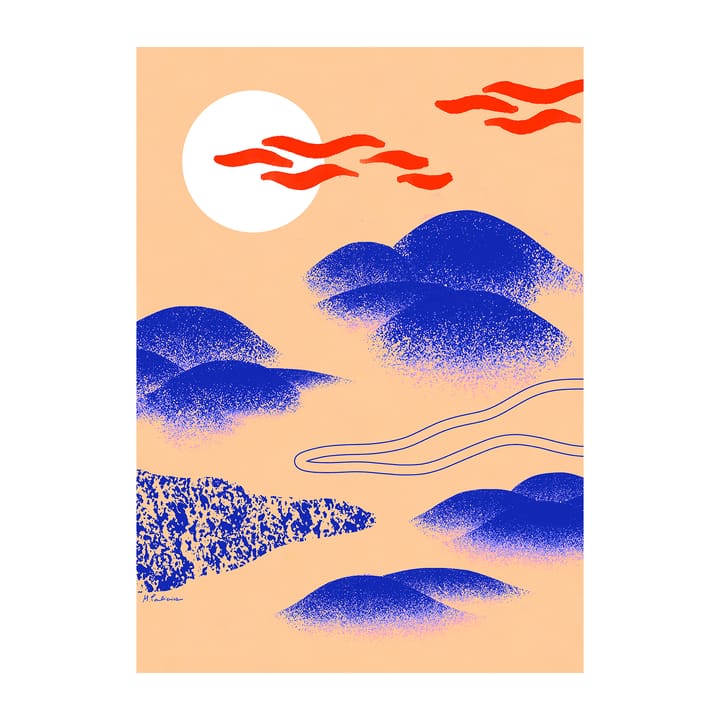 Japanese Hills poster, 30x40 cm Paper Collective