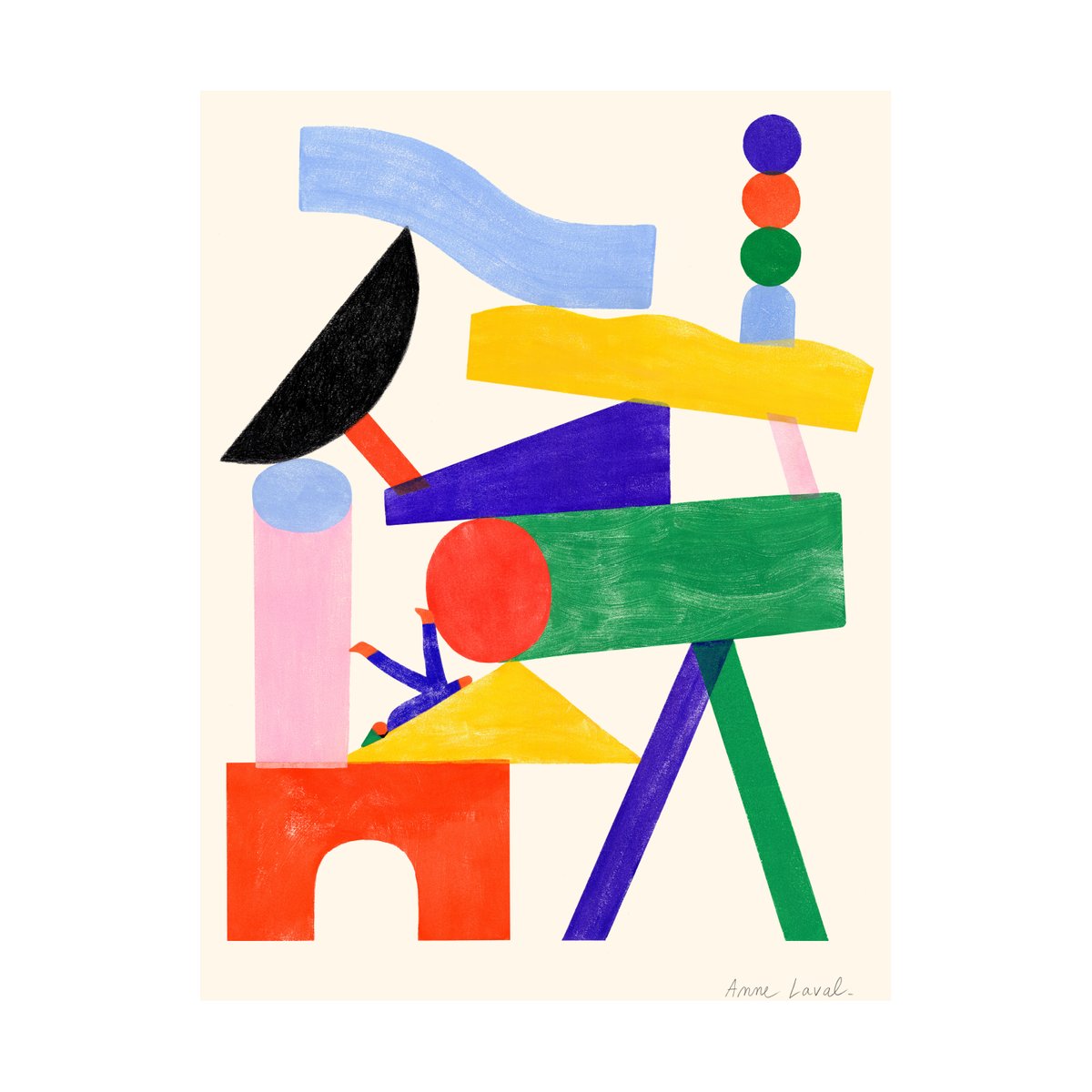 Paper Collective Jouer poster 30x40 cm