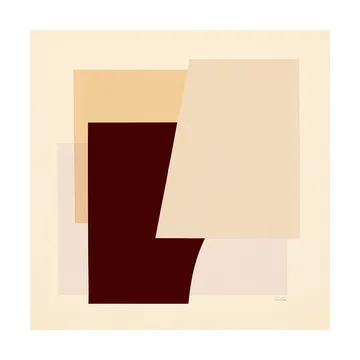 Layered 04 poster - 70x70 cm - Paper Collective