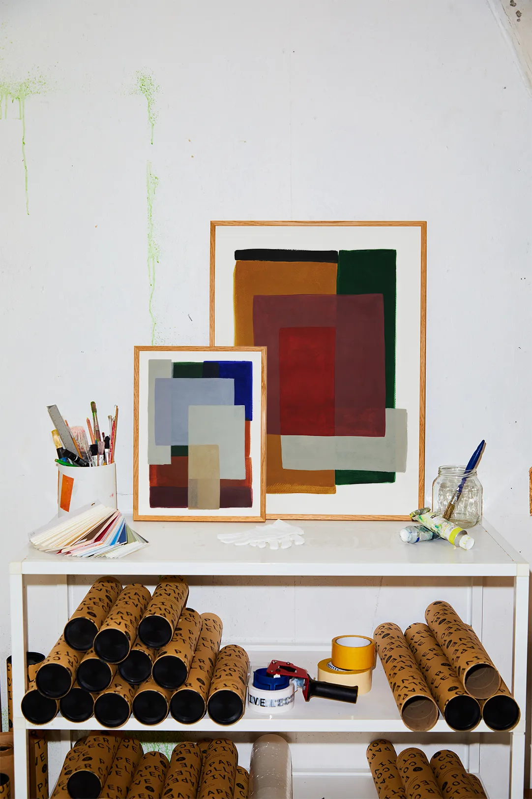 Layers 02 poster, 30x40 cm Paper Collective