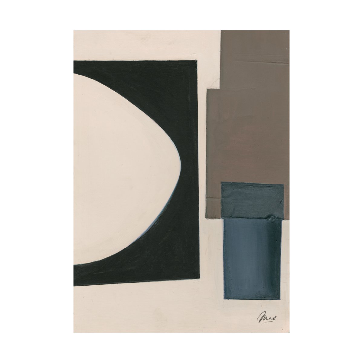 Paper Collective Lunar Light poster 30x40 cm | Scandinavian Design | Posters | Black
