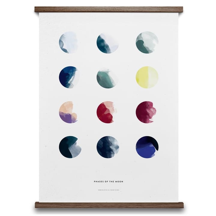 Moon phases poster - 50x70 cm - Paper Collective