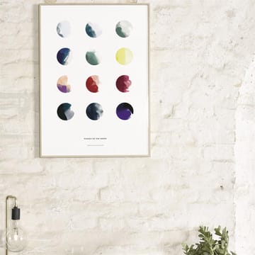 Moon phases poster - 50x70 cm - Paper Collective