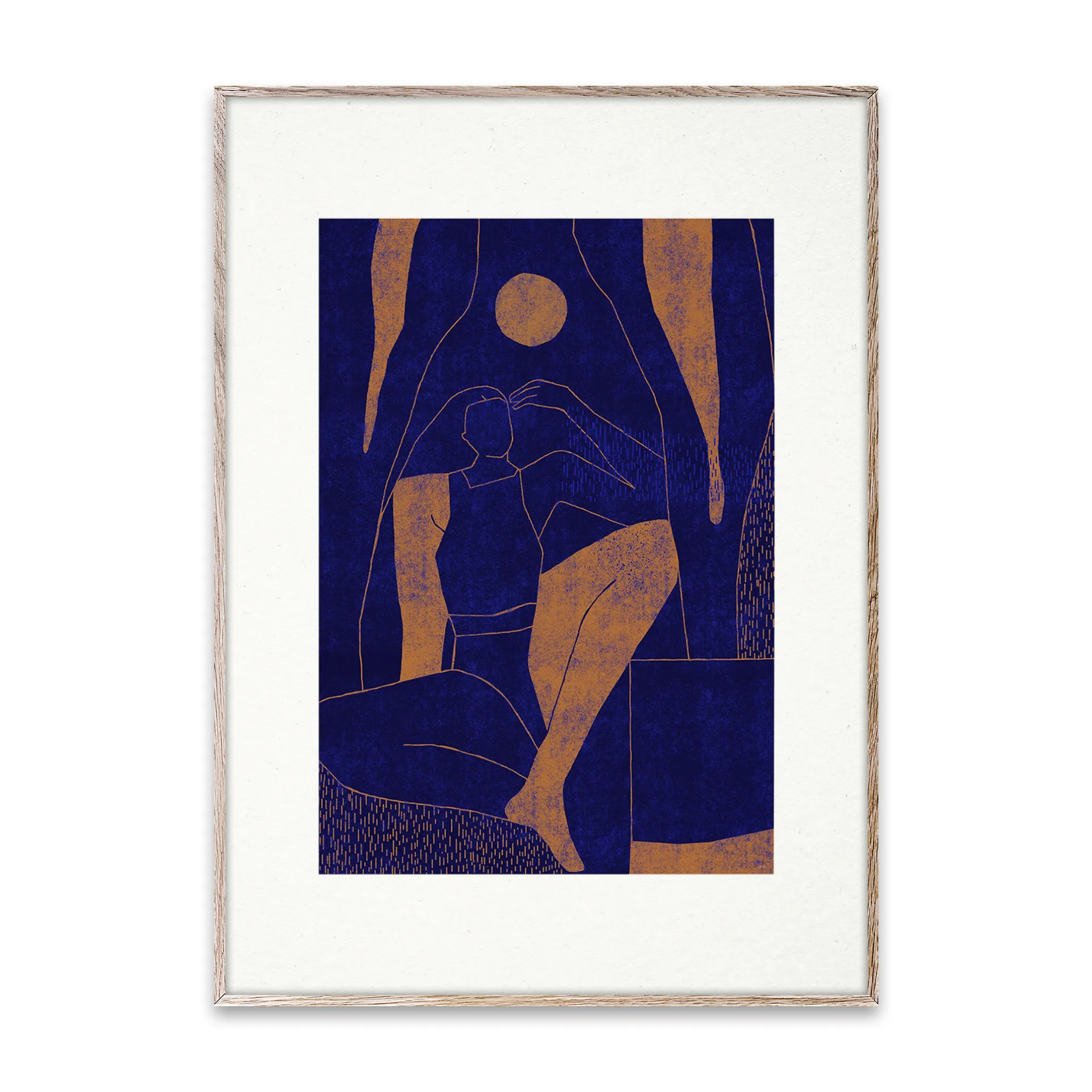 Mujer y Calor 01 poster , 50x70 cm Paper Collective