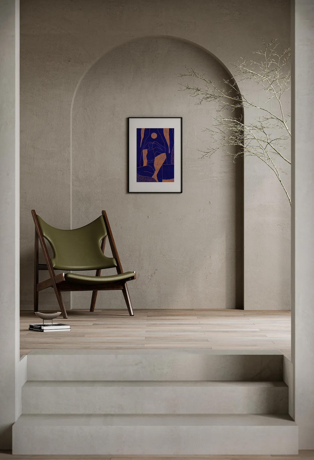 Mujer y Calor 01 poster , 50x70 cm Paper Collective